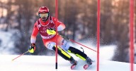 Swiss skier Loic Meillard leads 3 Norwegians in 1st run of Val d'Isere slalom