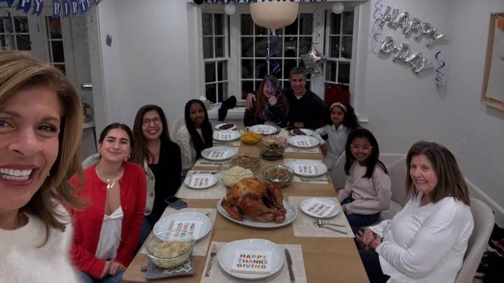 Hoda Kotb Shares Sweet Photos of Family Thanksgiving Celebrations