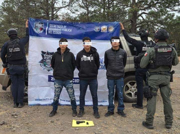 Detiene SSPE a tres personas armadas durante operativo en Guachochi