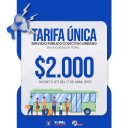 Hay nueva tarifa para el servicio de transporte público colectivo
