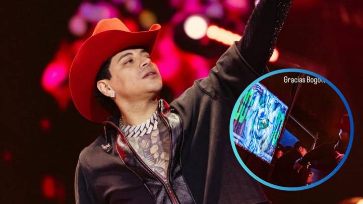 Eduin Caz estalla y rompe pantalla en pleno concierto; así reaccionaron los organizadores