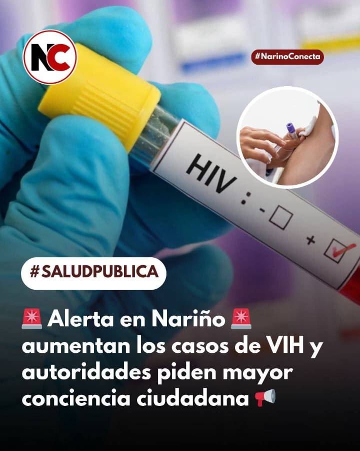 Alerta en Pasto y Nariño: preocupante aumento de casos de VIH en 2025