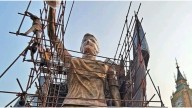 El fanatismo por Lionel Messi es gigante: India preparó una colosal estatua de más de 20 metros de su figura