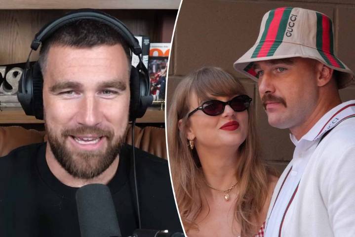 Travis Kelce says he and Taylor Swift ‘never’ fight as he receives marriage advice from George Clooney