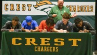 Crest football players take part in early signing period…