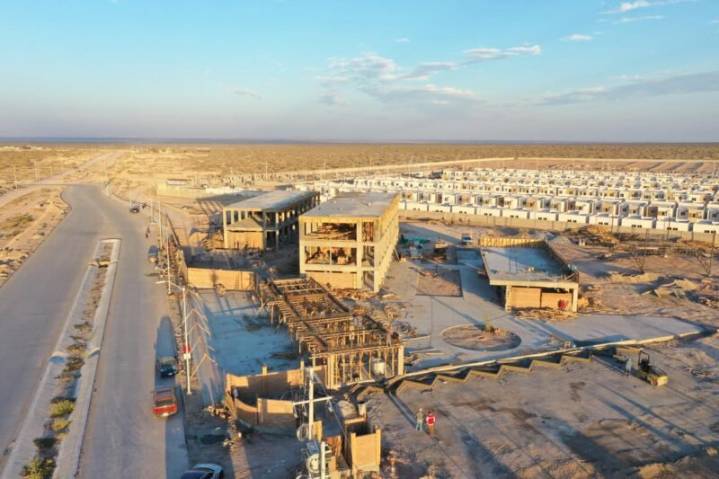 Avanza 90% construcción de CBTIS 291 en Juárez