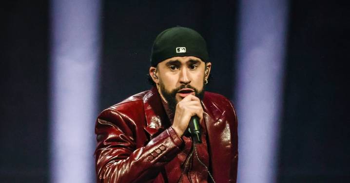 Bad Bunny Wipes Out on Stage in Viral New Video