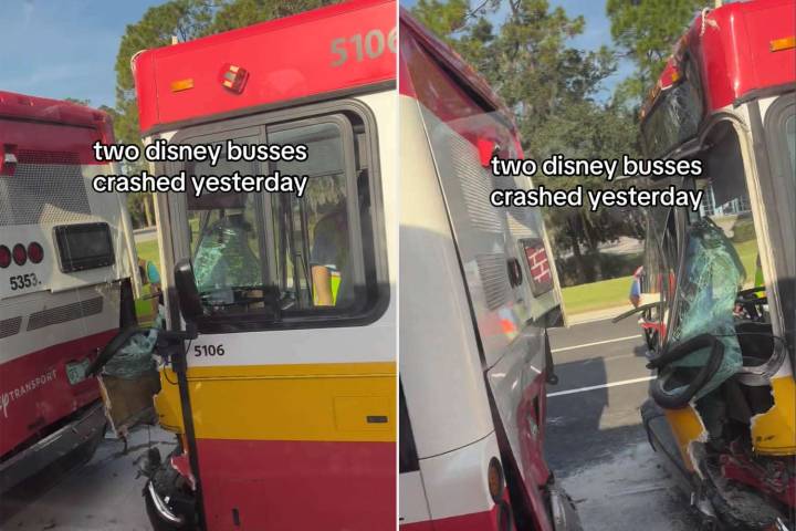 Disney World Bus Crash Aftermath Captured in Dramatic Footage: Mickey Mouse 'Smashed into' Minnie