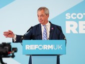 Police assessing allegations of Reform UK overspend in Farage election campaign