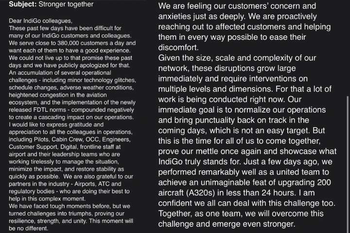 IndiGo CEO Apologises as Airline Books 3,000 Hotel Rooms for Flyers