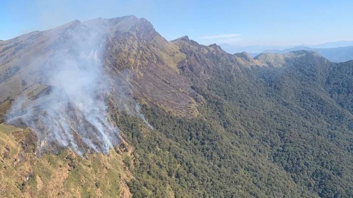 Major Wildfire in Nagaland’s Western Dzukou Valley; Multi