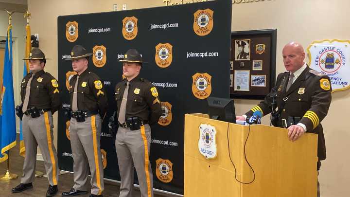 Delaware officers honored for preventing possible attack on UD police
