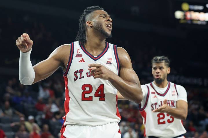 St. John's falls to No. 23 after two-loss trip to Las Vegas
