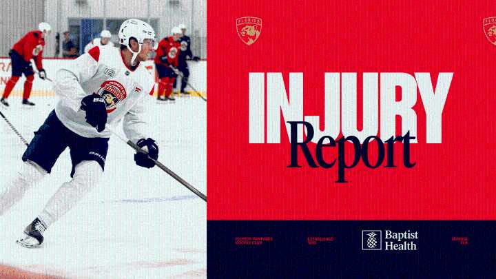 Luostarinen rejoins Panthers at practice, return to lineup to be determined