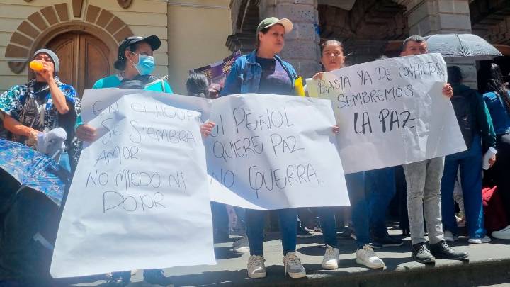 210 familias de El Peñol llegan a Pasto solicitando asistencia humanitaria por alteración del orden público