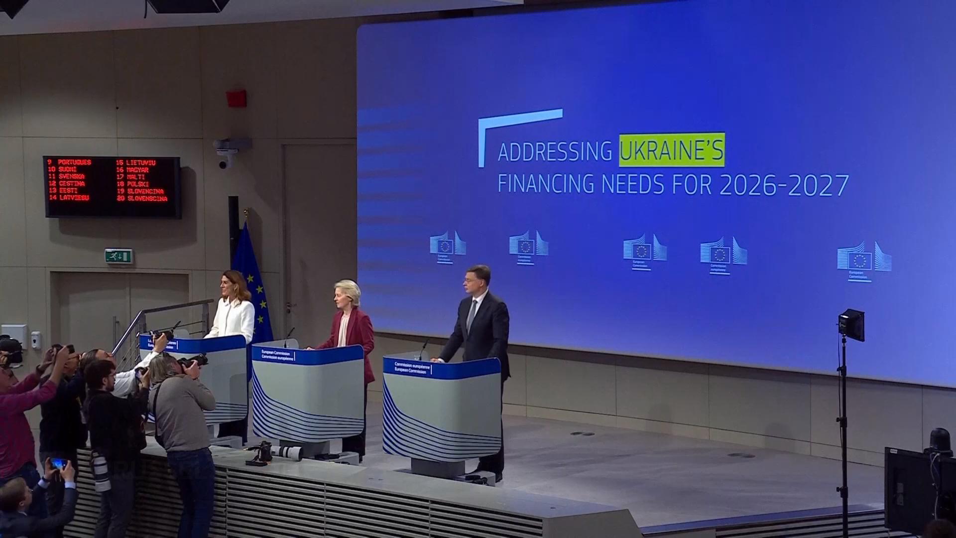 The EU lays out a plan to fund Ukraine using frozen Russian assets but Belgium say it's too risky