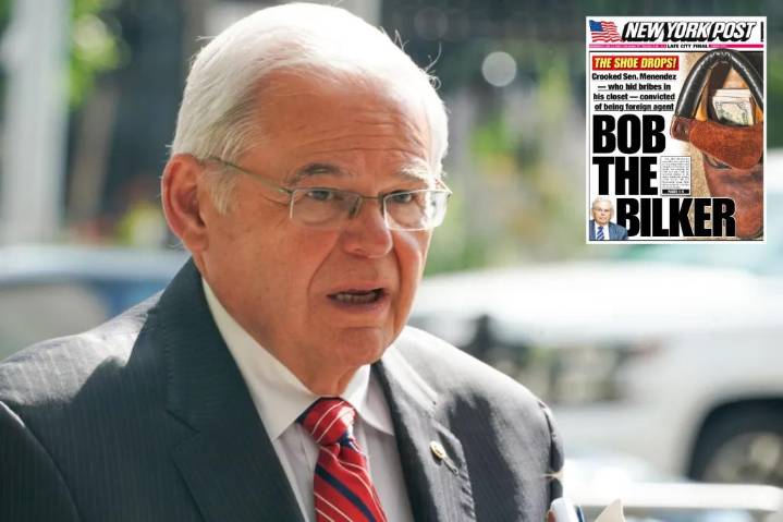 Ex-NJ Sen. Bob Menendez banned from holding public office in state after conviction