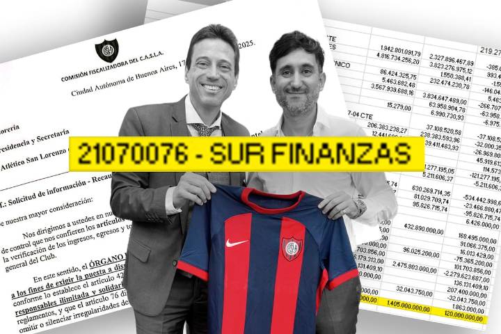 Por orden de Tapia. La AFA gestionó un adelanto de $300 millones a San Lorenzo por derechos de TV a través de Sur Finanzas