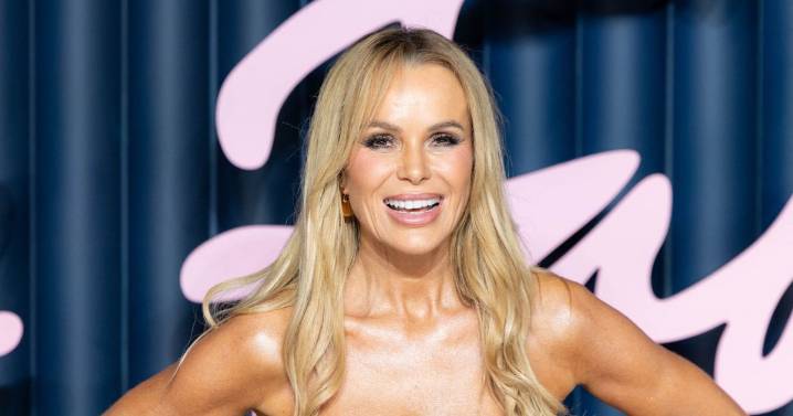 Amanda Holden flashes bum while Maura Higgins shows off rippling abs at Fashion Awards