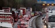 'Severe delays' on M4 amid 'immediate risk' from lights on bridge