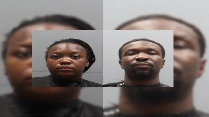 Man, woman arrested after child treated for burns
