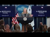 LIVE: White House holds press briefing