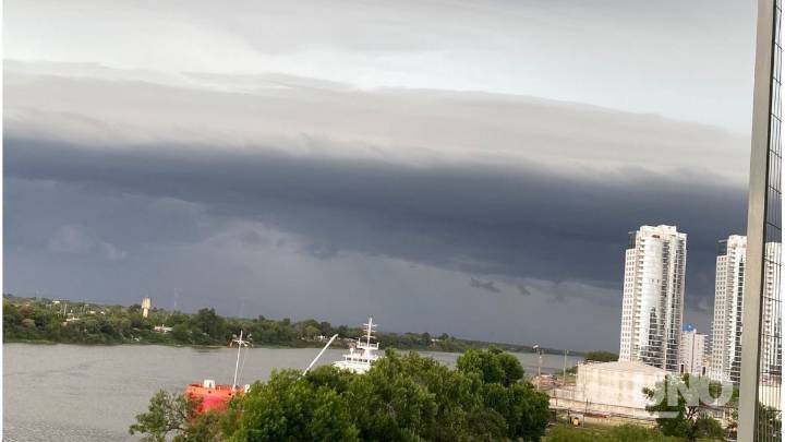 Rige un alerta amarillo por tormentas fuertes para la tarde y noche de este domingo en Santa Fe