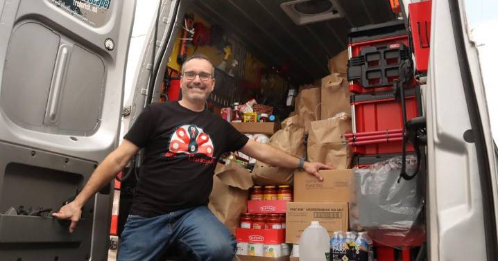 Cranksgiving event collects 2 tons of food