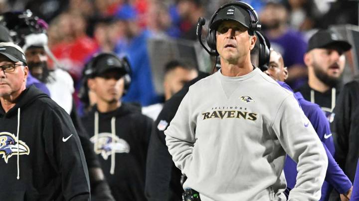 Ravens’ John Harbaugh drops ‘clear as mud’ bar on catch rule after Isaiah Likely overturn