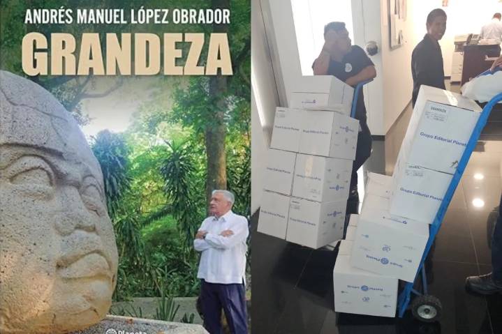 Cientos de ejemplares del libro de AMLO inundan oficinas de senadores morenistas