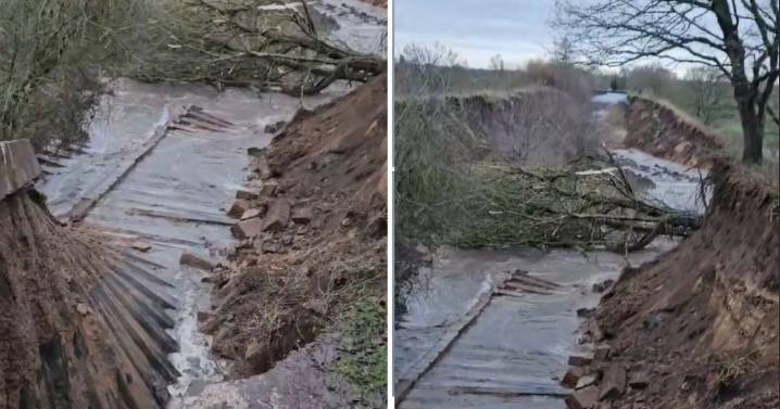 Update on devastated stretch of canal after it collapsed in flooding