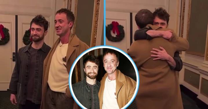 Daniel Radcliffe y Tom Felton se reencuentran 24 años después de “Harry Potter”: así fue el emotivo momento