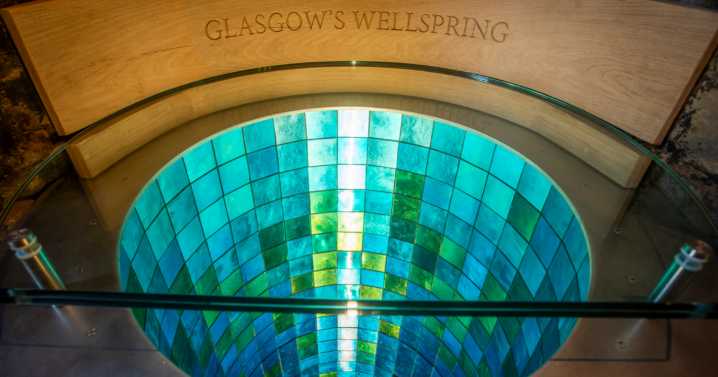 Famous cathedral crypt glows blue after stunning transformation