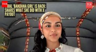 The 'Bandana Girl' returns: Viral star shares she donated most of her X payout to charity