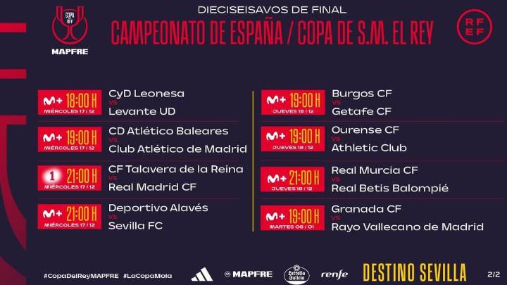 La Federación cambia el horario del Atlético Baleares-Atlético de Madrid de Copa del Rey
