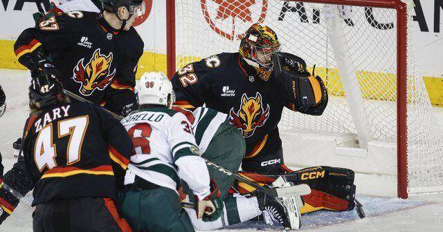 Backup stint a reset for Calgary Flames goaltender Dustin Wolf