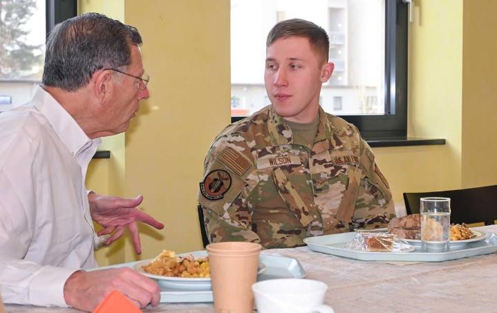 Senator Barrasso Shares Thanksgiving With Wyoming Troops In Germany