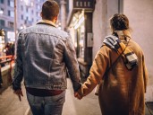 We went on our first date night as new parents. I thought it would be harder to leave our daughter with a babysitter.