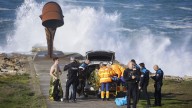 Rescatan a un joven que se había caído al mar en la zona de punta Herminia, en A Coruña