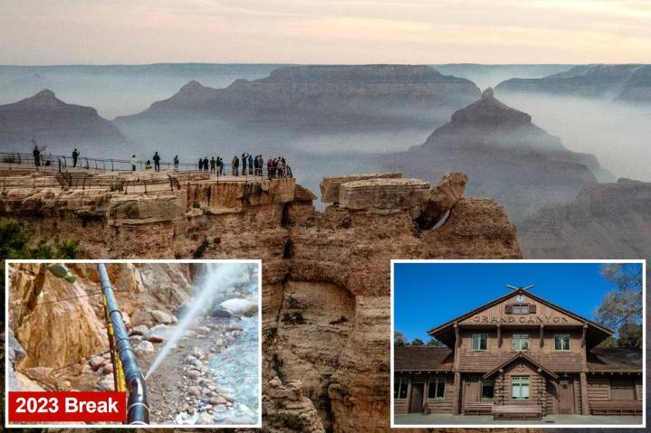 Grand Canyon National Park's South Rim overnight hotel accommodations closed after several water main breaks