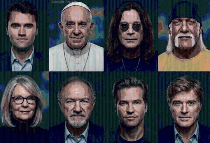 Google revela las 10 muertes con mayor impacto global en 2025