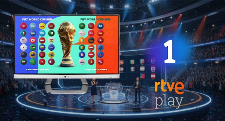 RTVE Play y La 1 de TVE en directo transmitieron Sorteo Copa del Mundo 2026 desde España (05/12/2025)