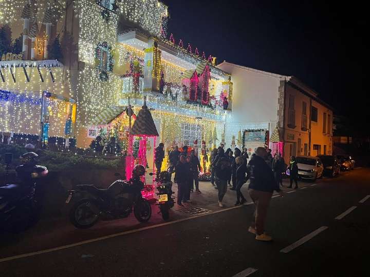 Emilia también afecta a la casa más navideña de Canarias: reabrirá mañana