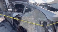 Lithium ion battery warning; Smoke pours from Tesla