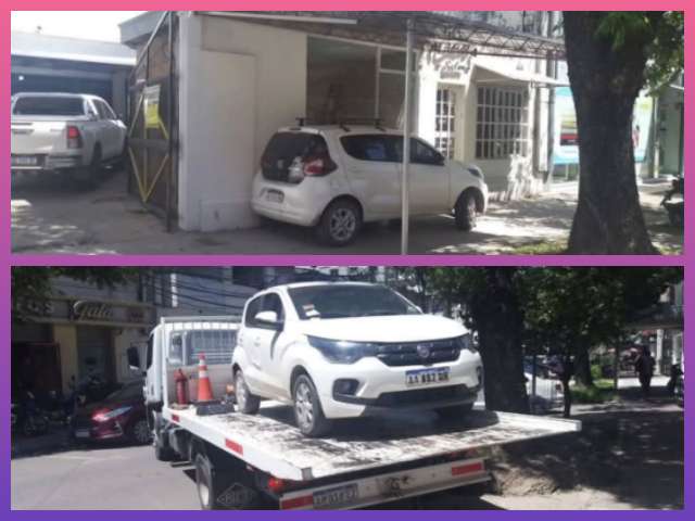 RESISTENCIA: Estacionó En La Vereda Y Terminó En El Depósito Municipal
