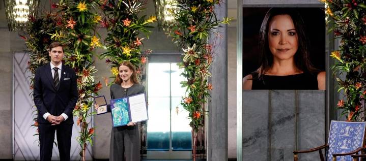 María Corina no participará en marcha de antorchas ni en la cena de gala del Nobel