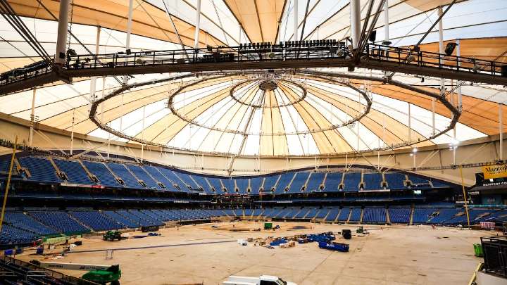 No, the new Tropicana Field roof isn’t going to look like a beach ball