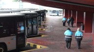 Huelga de buses sin servicios mínimos en la estación de A Coruña