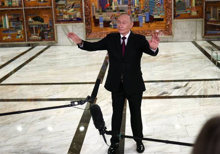 Putin accuses Europeans of sabotaging peace efforts in Ukraine