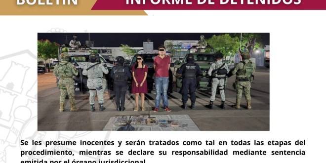 La FIRT Olmeca detiene a dos personas por presunto delito contra la salud